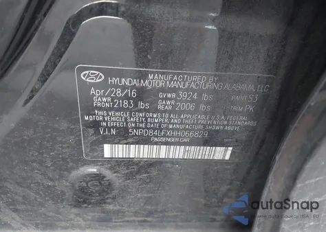 2017 Hyundai Elantra Se from USA, damaged, VIN 5NPD84LFXHH066829